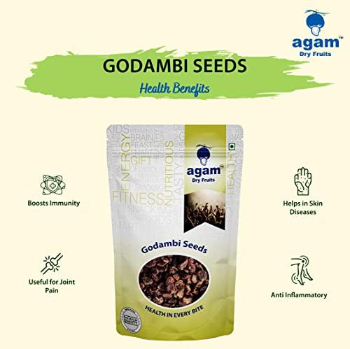 Agam Dry Fruits Agam Dry Fruits Godambi Seed | Semecarpus Anacardium | Kernel Of Bhilawa Seed | Bhilawa Magaj | Bhallataka. (1kg)