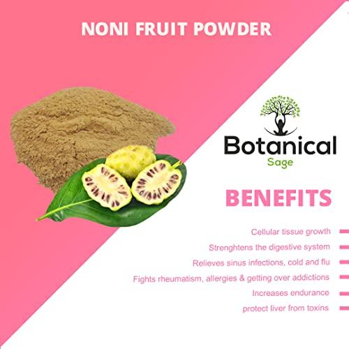 Botanical Sage Botanical Sage- Noni fruit Powder 200g | Noni Extract powder | Morinda citrifolia| Selected | Extra Cleaned