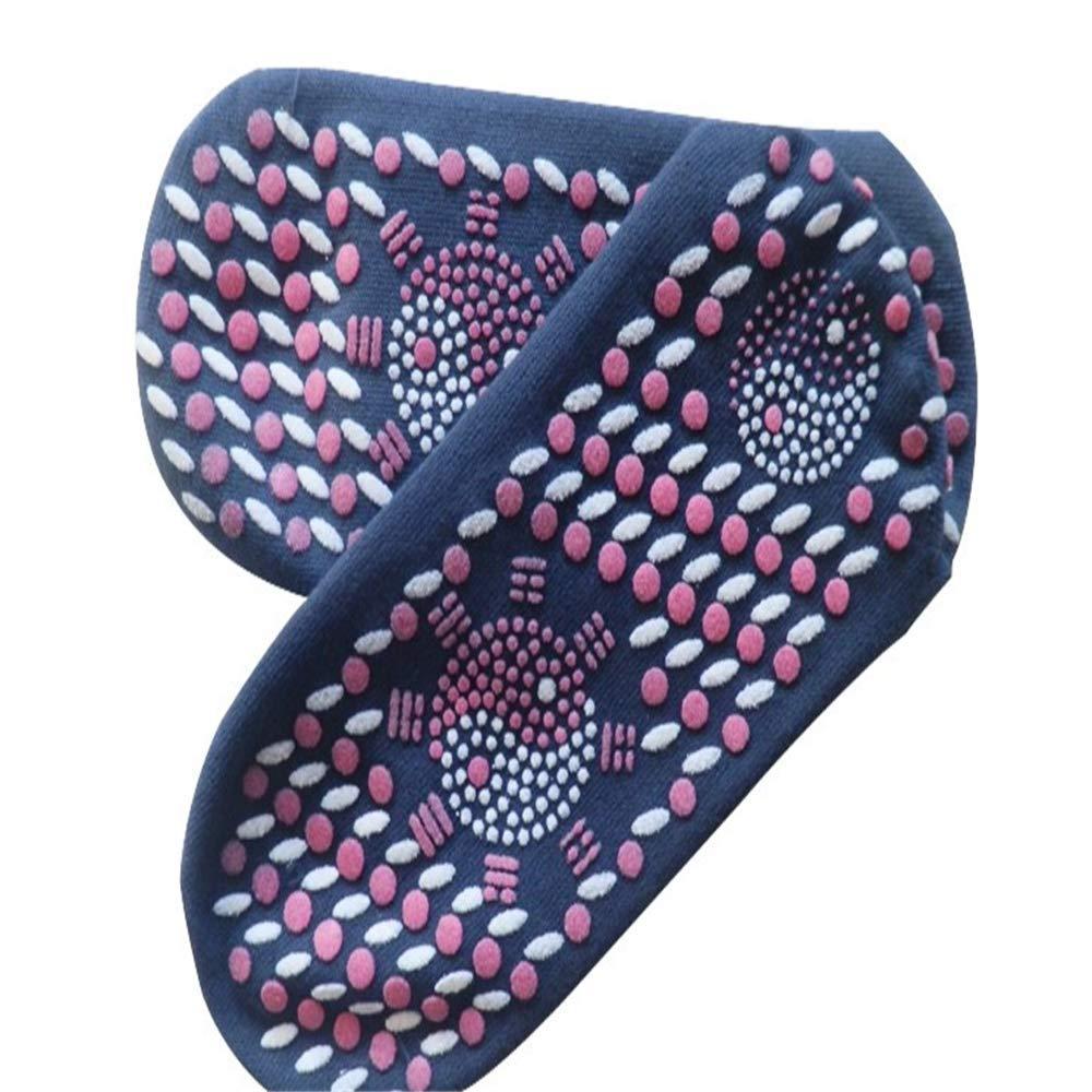 wowobjects WowObjects 1Pc Self-Heating Health Care Socks Tourmaline Magnetic Therapy Comfortable and Breathable Massager& Color: Red