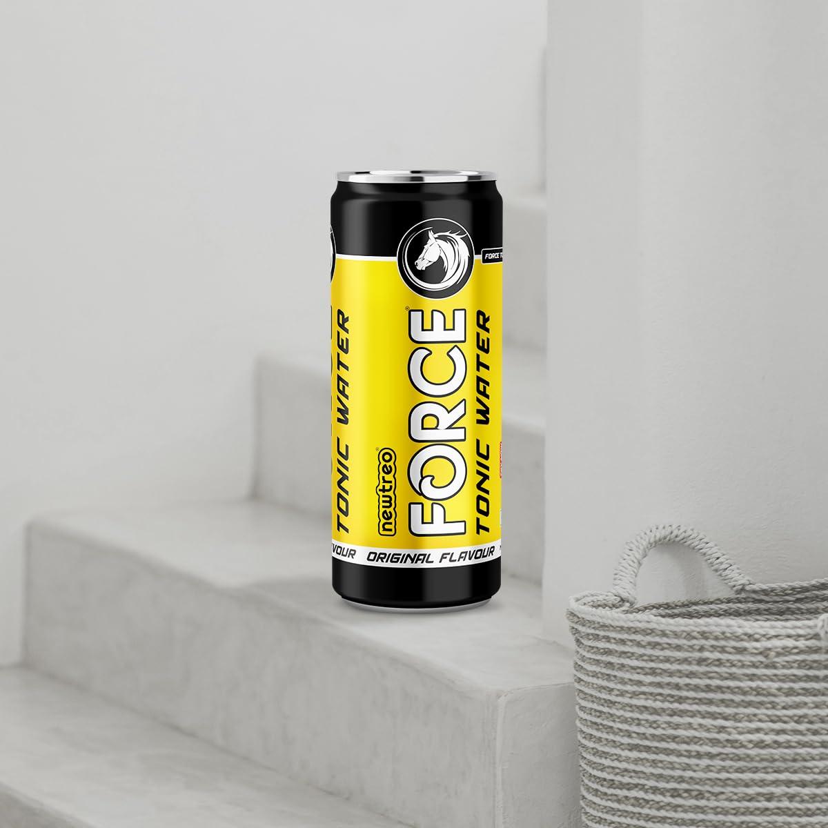 Newtreo Newtreo Tonic Water | Strong Quinine | Indian Tonic | Original Flavour | Pack of 6 x 250ml cans | 100% Recyclable cans