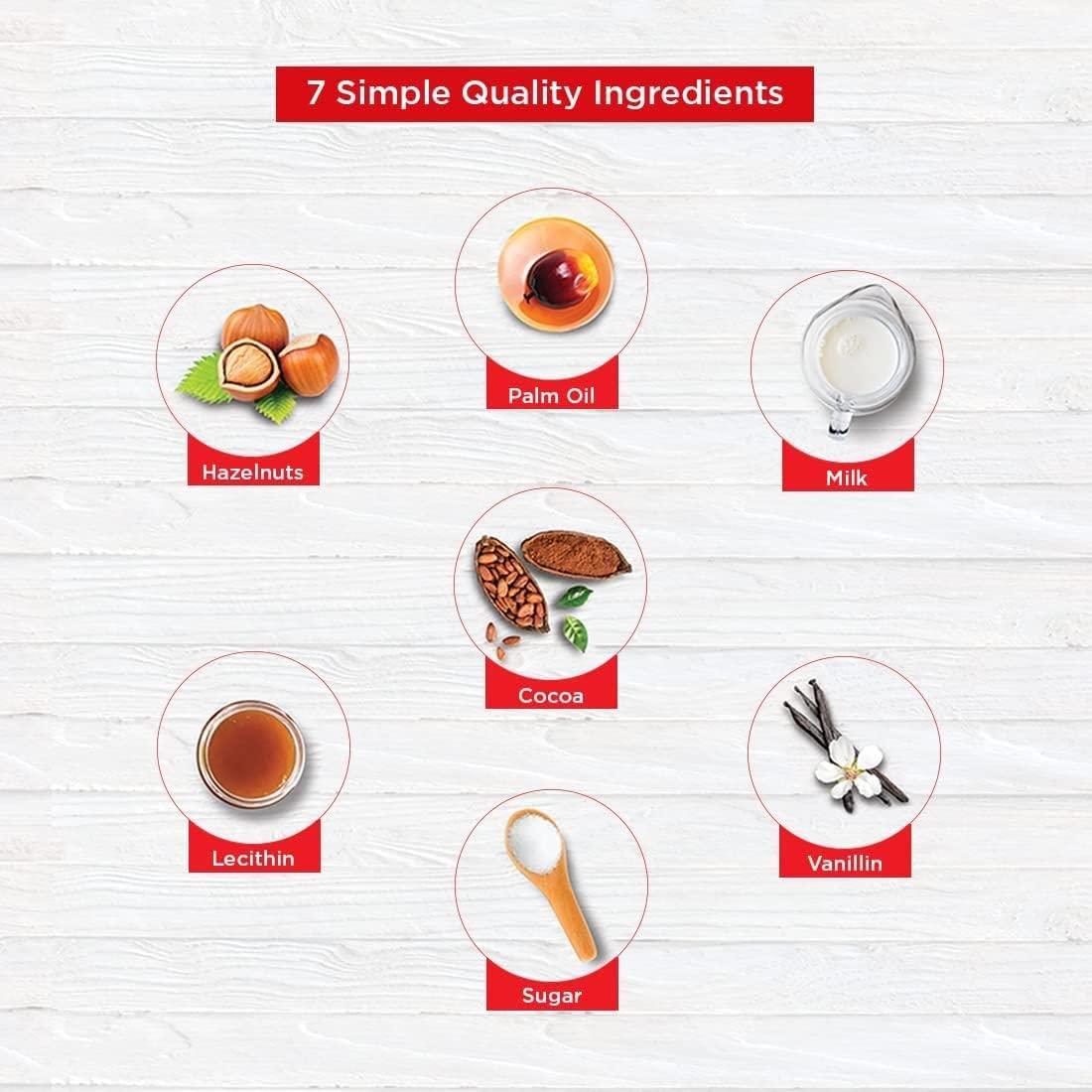 Nutella Nutella Hazelnut Spread with Cocoa Jar, Pack of 2 (180gm each)