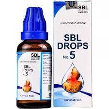 Organic Homoeo SBL Drops No 5 Cervical Pain (30ml) || Pack of 2