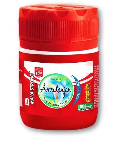 Generic Amrutanjan Maha Strong Pain Balm Hot Action 26.4g Unique