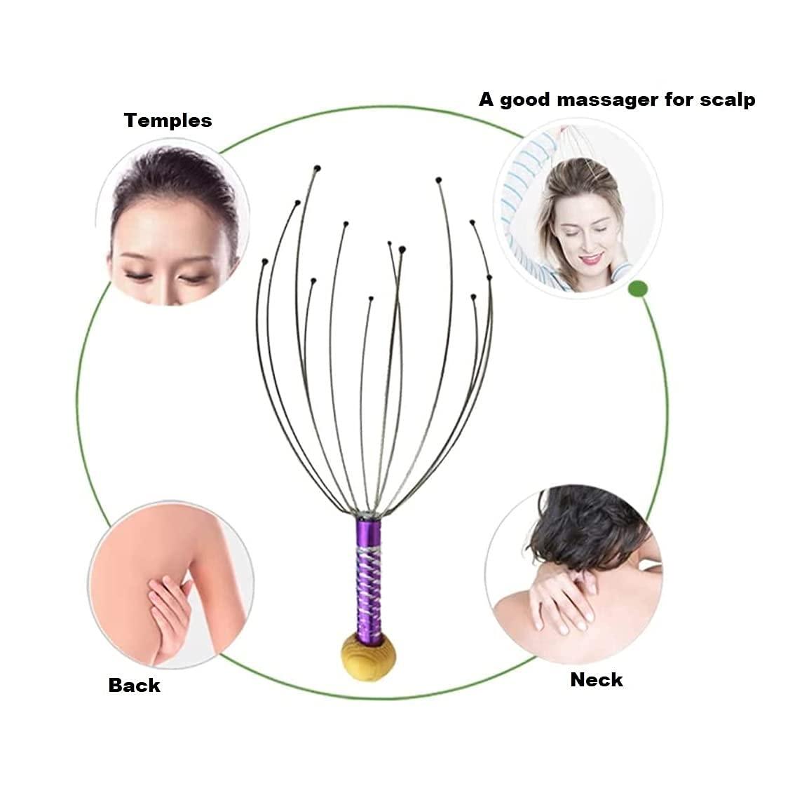 ibulet ibulet head Massager Scalp Massage Machine Manual Head Massage Hand Held Scalp Head Massager Pain Relief And Hair Growth (pack of 1)
