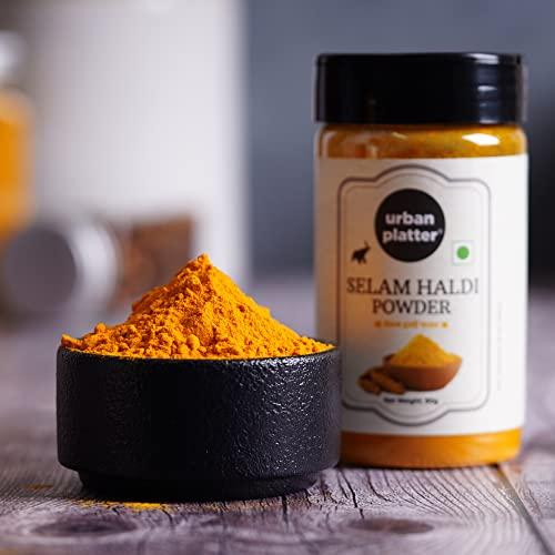 urban platter Urban Platter Selam Haldi (Turmeric) Powder Shaker Jar, 90g / 3oz [Cultivated in Tamilnadu]