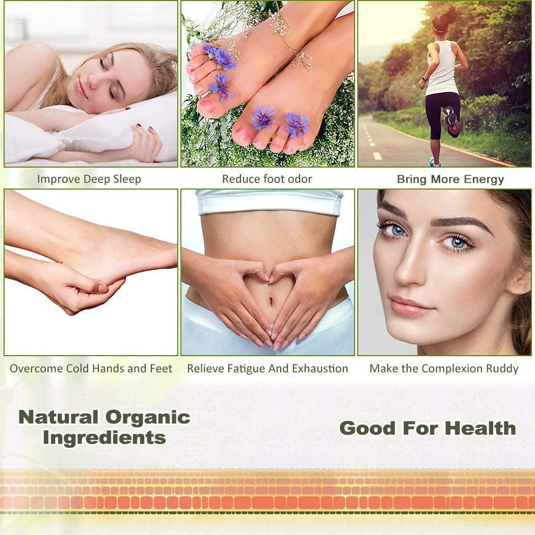 kapmore kapmore Foot Pads, 100 Relief Foot Pads And 100 Adhesive Sheets For Removing Impurities, Relieve Stress Improve Sleep