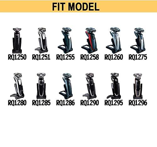 Poweka Poweka Rq12 Replacement Shaver Head Compatible With Philips Norelco Rq11 Rq10 Sensotouch 3D 1260X 1280X 1290X Rq1180 Arcitec Razor Shaving Unit Triple 3D
