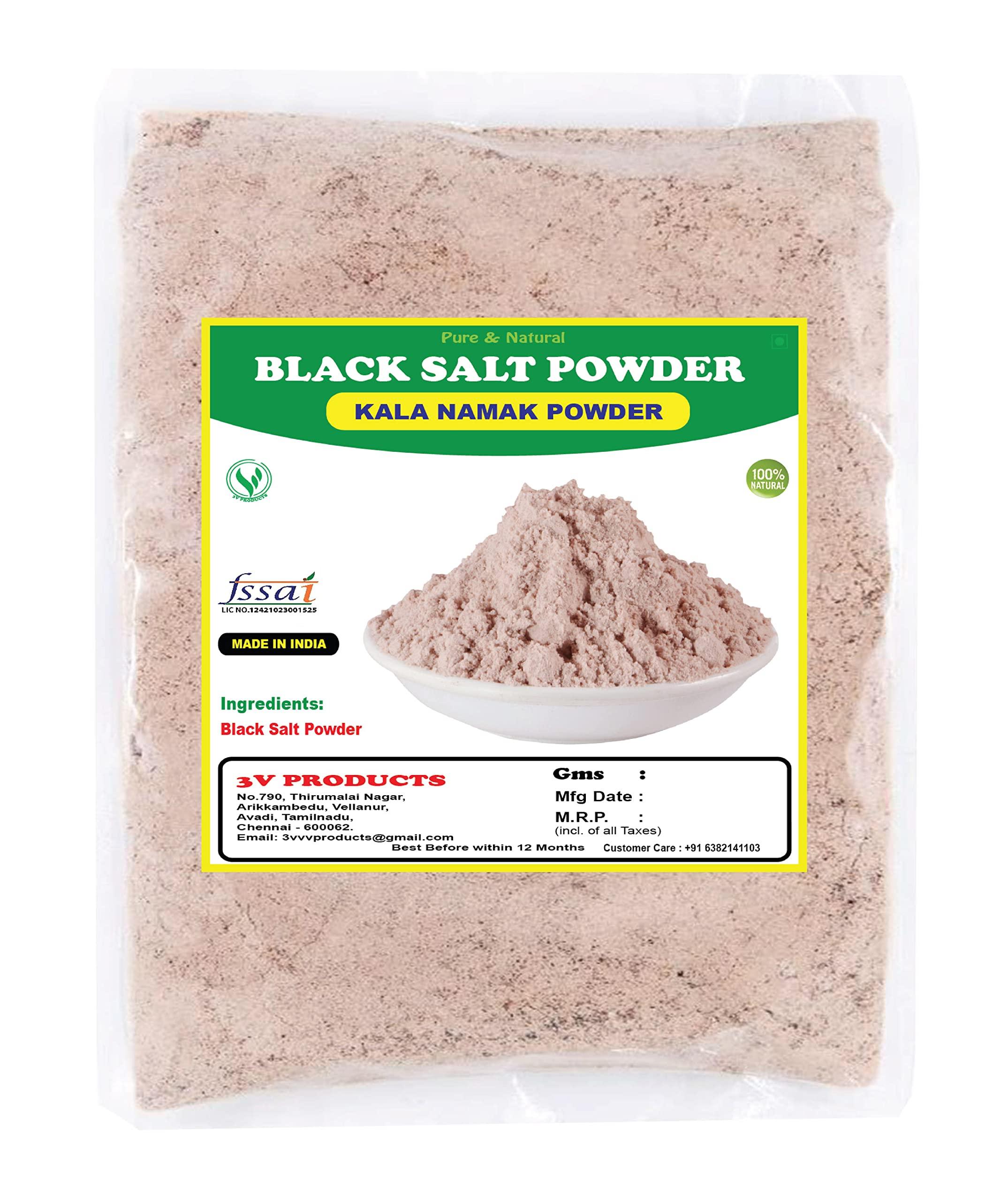 3V PRODUCTS 3V PRODUCTS Himalayan Black Salt Powder | Black Salt Powder | Kala Namak Powder 100g