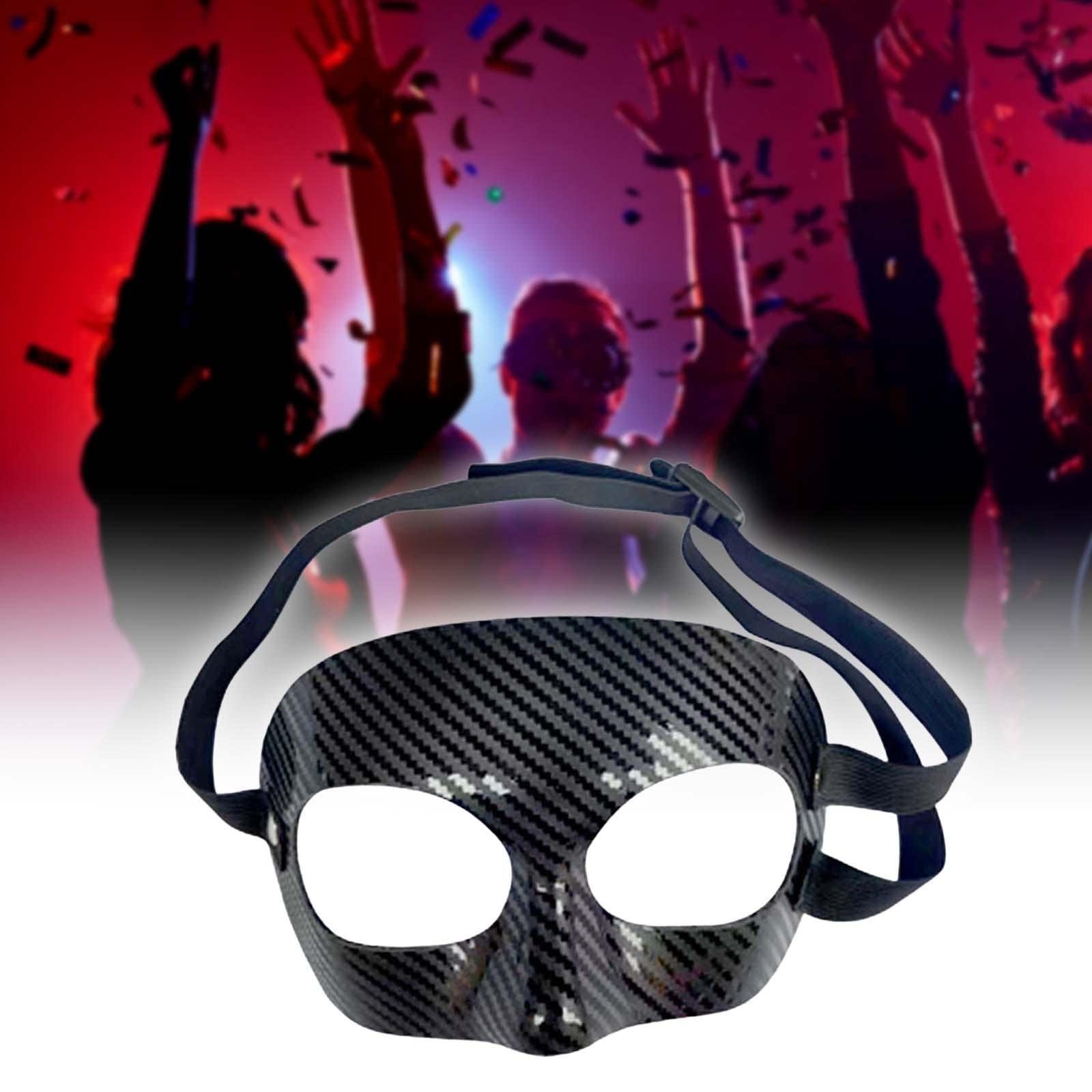 MERISHOPP MERISHOPP Basketball Mask Adult Men Women Nose Protector Football Mask Face Nose Guard Half Face 2 Buckles