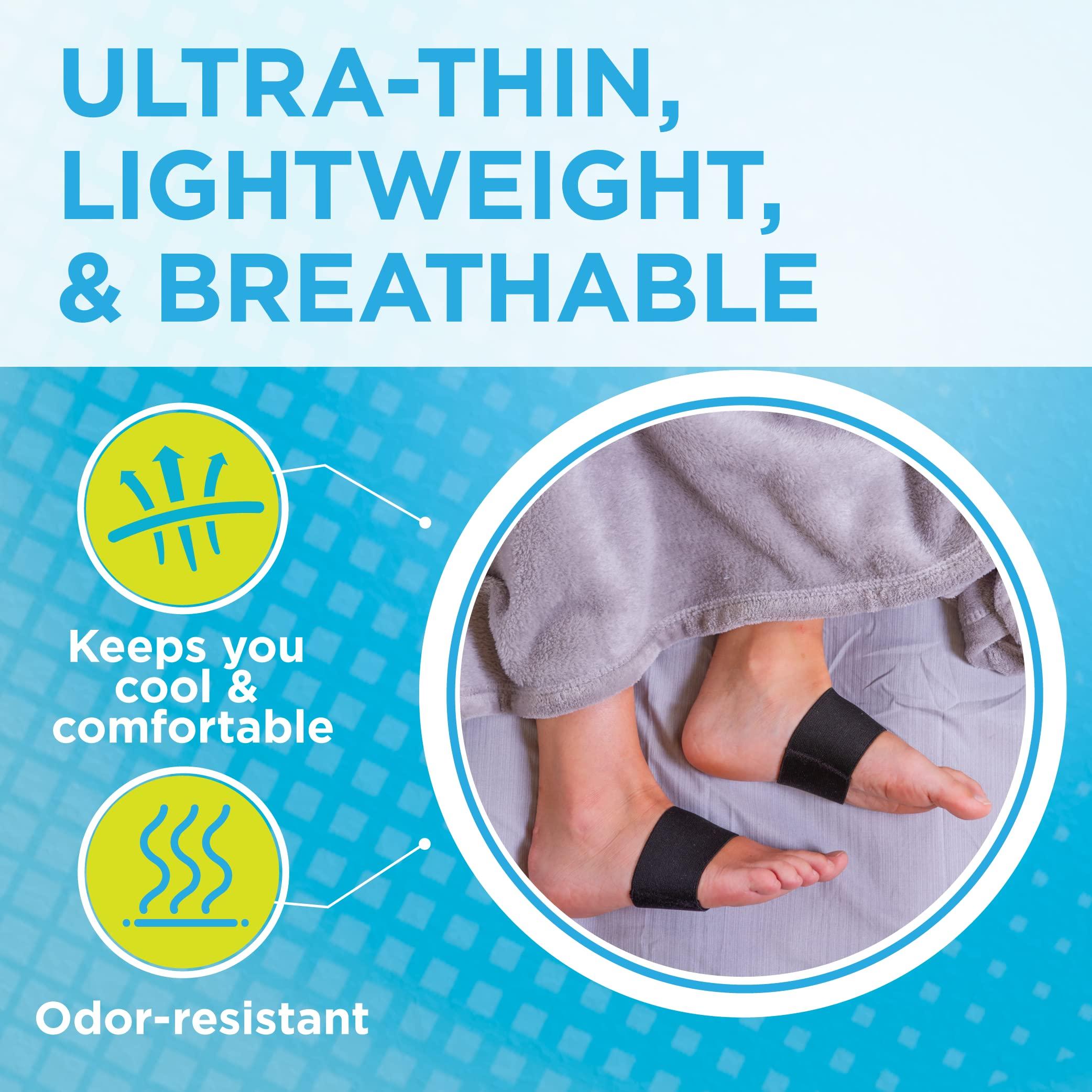 BraceAbility BraceAbility Plantar Fasciitis Arch Support Bands - Pair of Durable Foot Brace Compression Sleeve Inserts for Fallen Arches, Flat Foot Correction, Heel Spur Pain Relief and Muscle Strains (Pack of 2)