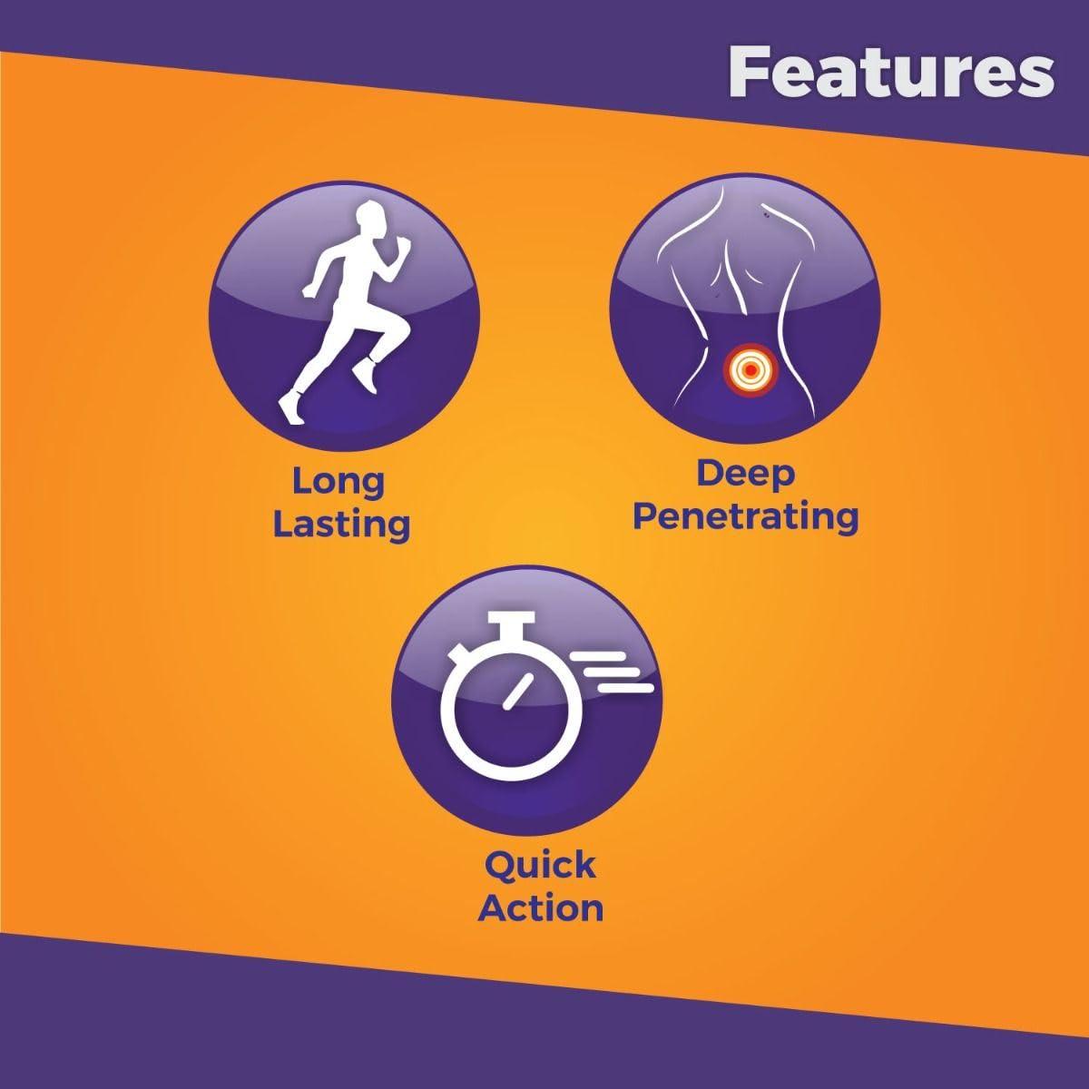 Volini Volini Pain Relief Spray, 15 gm x Pack of 6