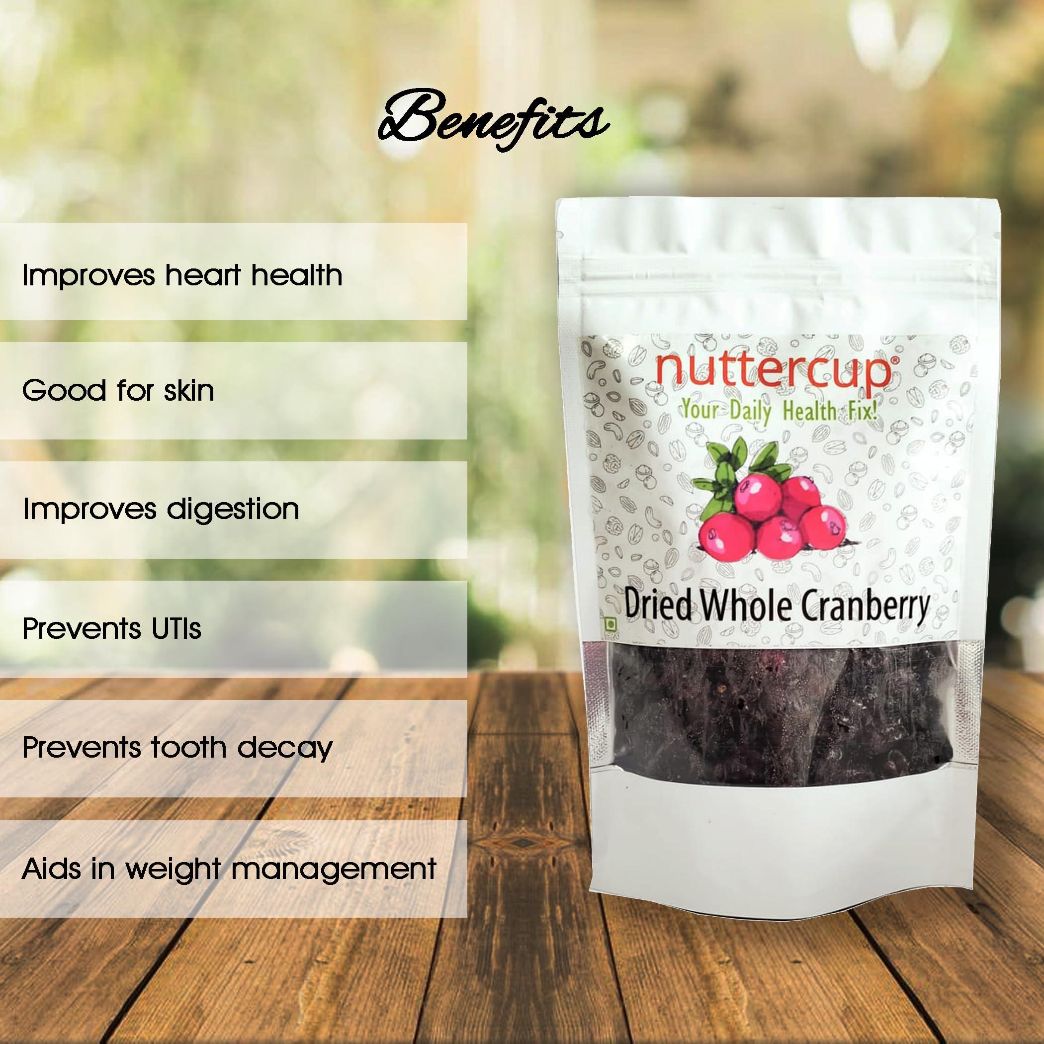 nuttercup nuttercup Dried Whole Cranberry/Cranberries | 200gms