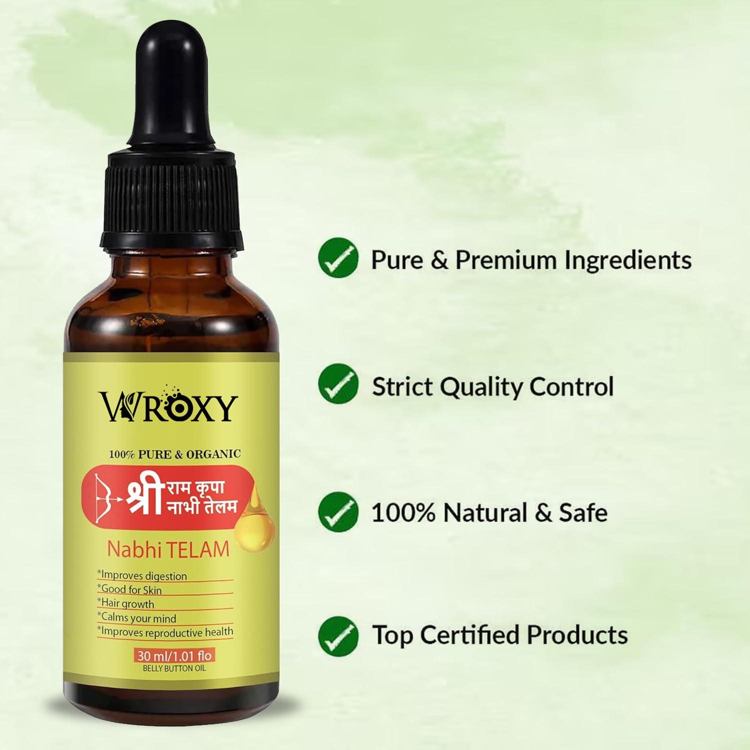 WROXY WROXY Ayurvedic Ramban Multi Benefit Nabhi Oil (Pack Of 2)