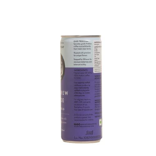 Blue Tokai Coffee Roasters Blue Tokai Coffee Roasters Classic Bold Cold Brew Cans | Ready to Drink Coffee | Made with 100% Arabica Coffee | Pack of 2 (250ml x 2)
