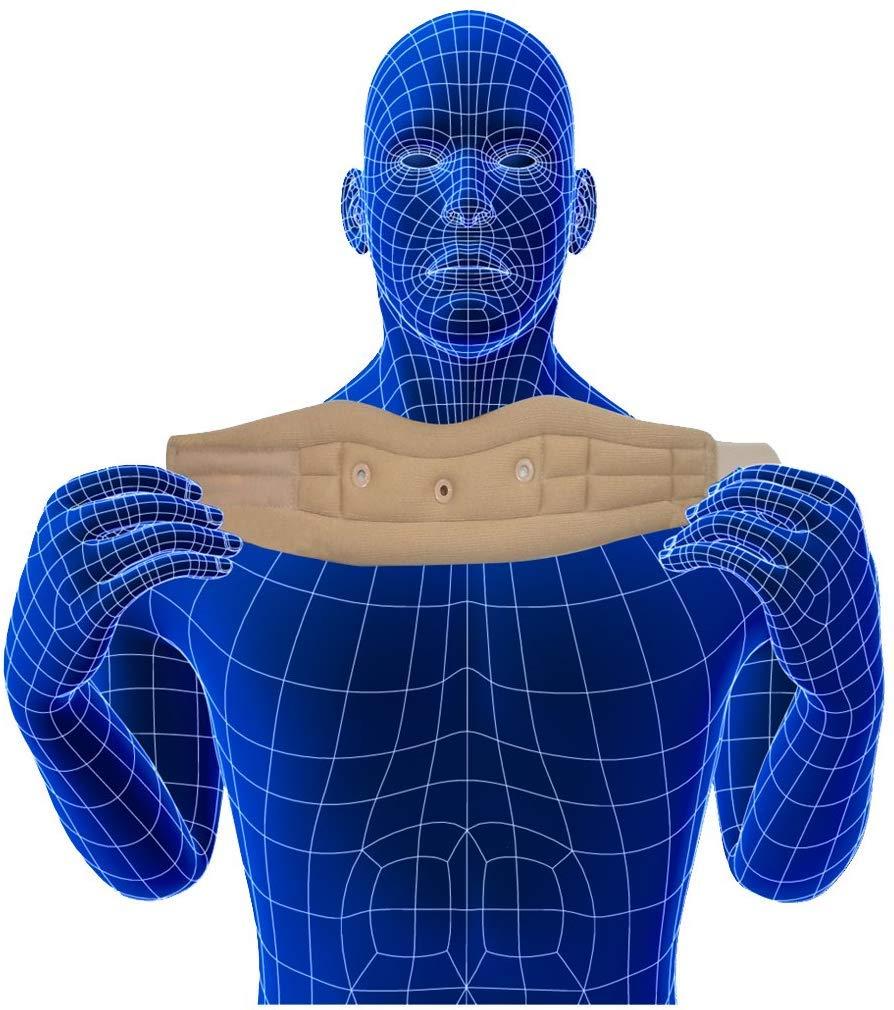 zedoff zedoff free size neck Cervical and Neck Support Soft-Classic Collar Belt-standard neck belt support