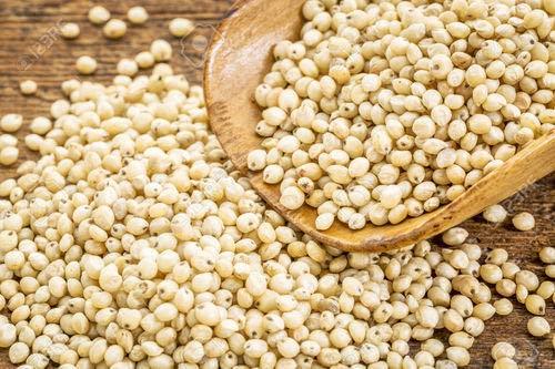 Farmbean Farmbean Whole White Jowar Grains | Sorghum | Jonna | - 1 KG