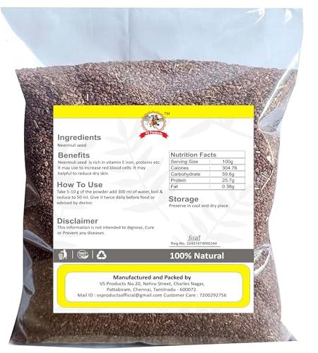 VS Products VS Products Neermulli | Hygrophila auriculata | Marsh Barbel | Kokilaksha Seed, 800g