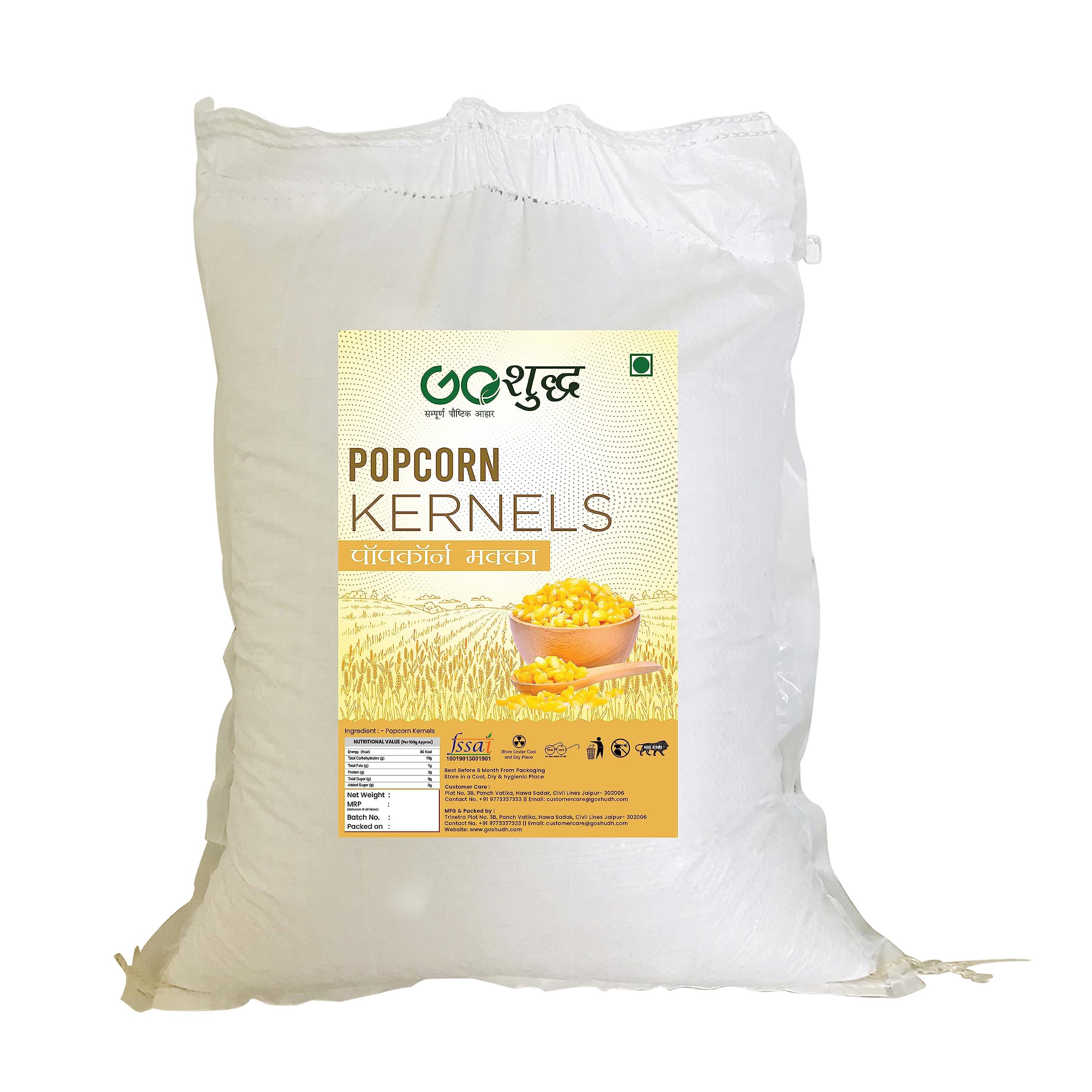 Goshudh-FREEDOM FROM ADULTERATION Goshudh Popcorn Kernels (Maize/Makka)- 5Kg Pack