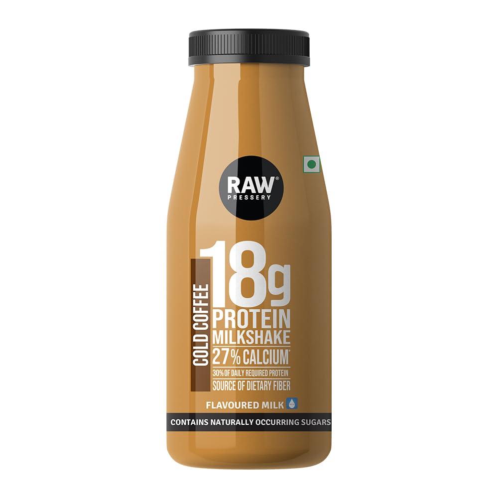 Raw Pressery Raw Pressery Dairy Protein Milkshake Cold Coffee, 200 ml| Pack of 6