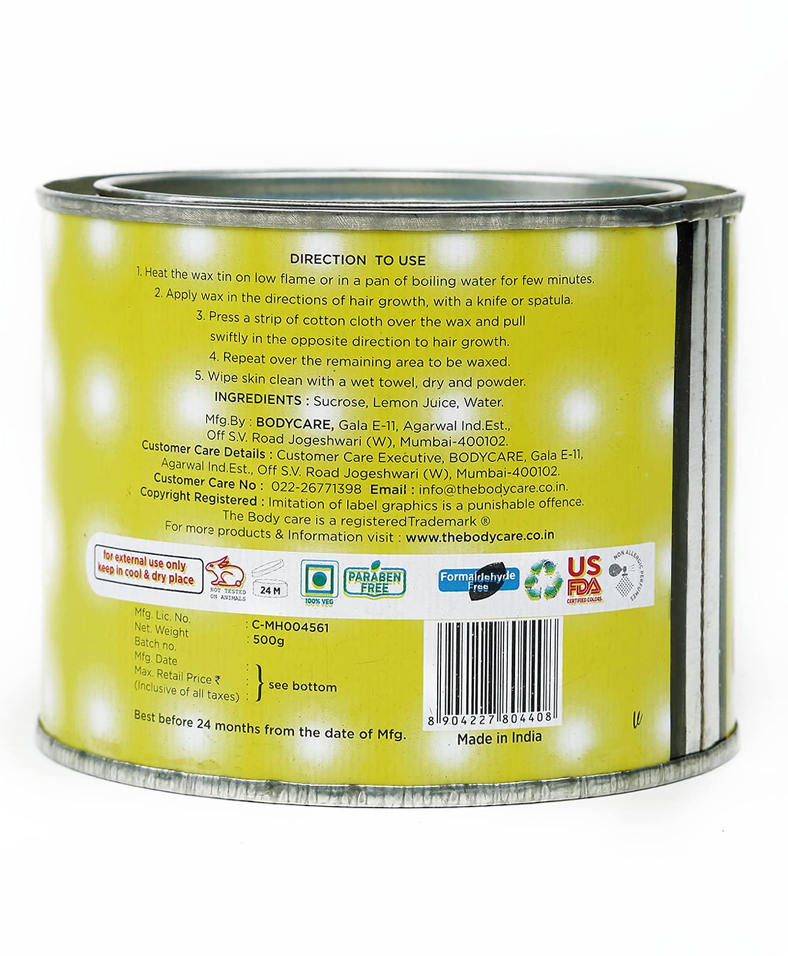 BODYCARE The Body Care Chocolate Wax - 600g & Fairy Wax - 600g | Combo Pack | Sweet and Gentle Hair Removal