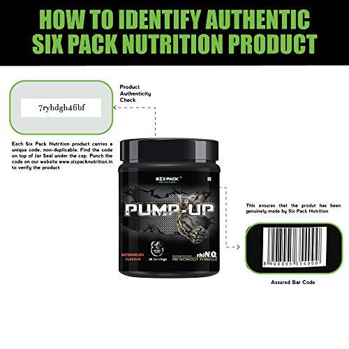 Six Pack Nutrition Six Pack Nutrition Pump UP Pre-Workout Supplement 30 Servings Watermelon (300 g)