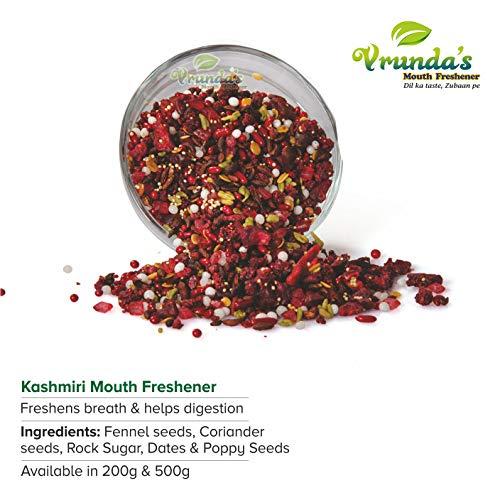 Vrunda's Vrunda's Kashmiri Mouth Freshener [Indian Mouthfreshner,Natural Badishep ,Healthy Fennel Seeds,Roasted Saunf,Digestive Aniseed ,Mix variyali, After Meal Mukhwas] 1300 Gm