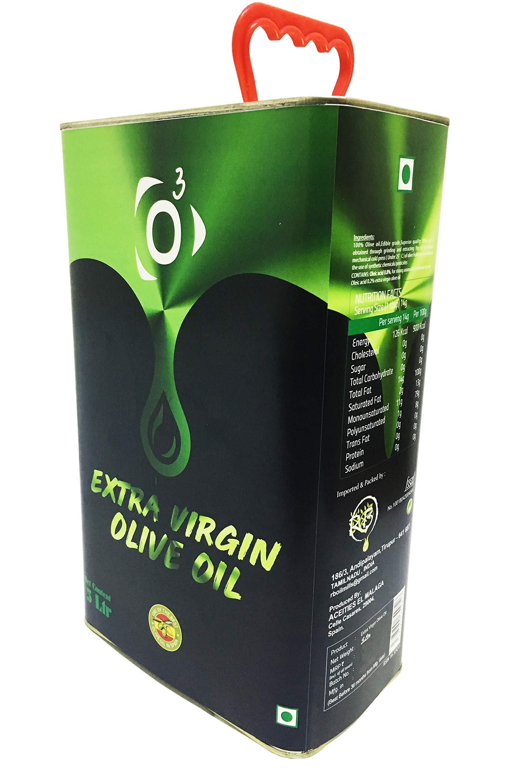 ONE AND ONLY OLIVE ONE AND ONLY OLIVE O3 Extra Virgin Olive Oil (5 Ltr)