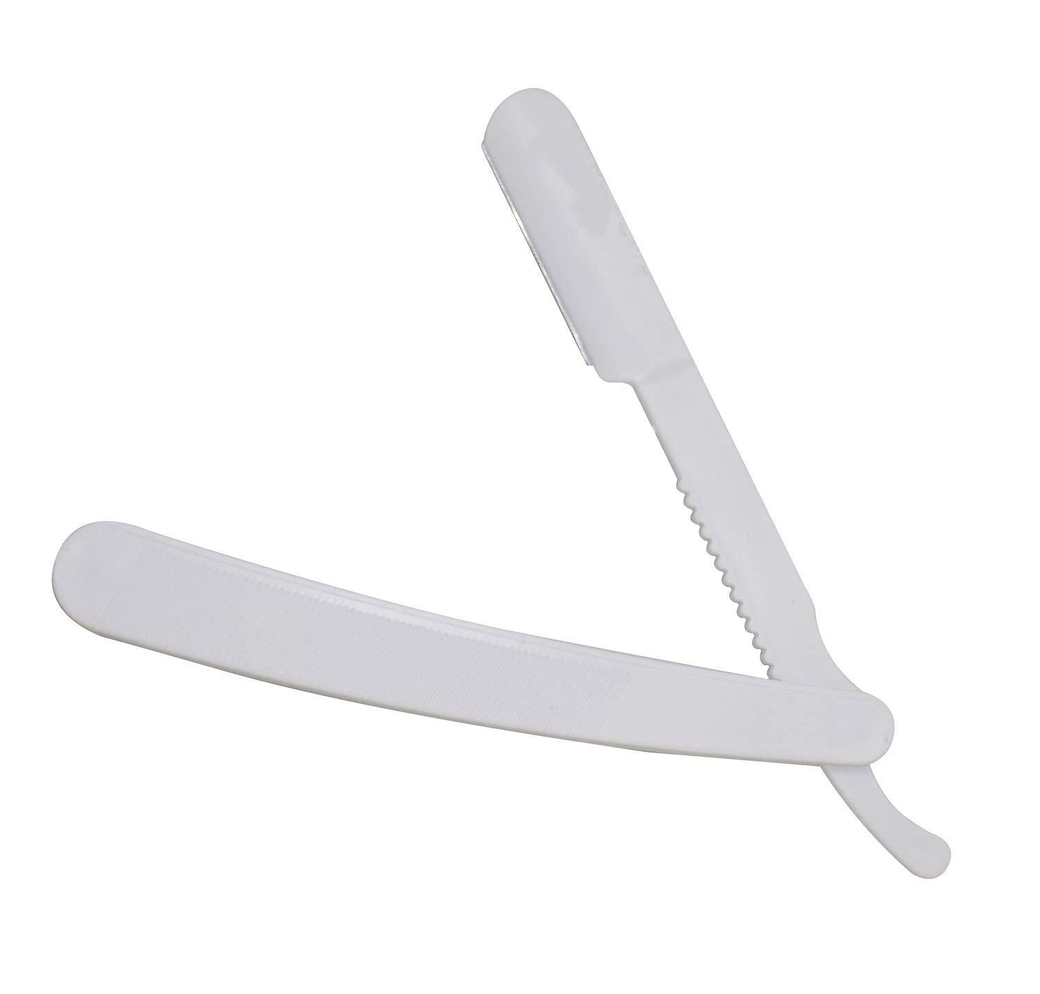 NJ NJ Professional Disposable Shaving Ustra Razor For Salon Barber Use Safe Shaving For Men and Boys 15 Grams: 12 Pcs