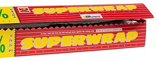 HINDALCO Hindalco Superwrap Aluminium Foil 20g + 10g (pack of 3) - 4 Meters per pack