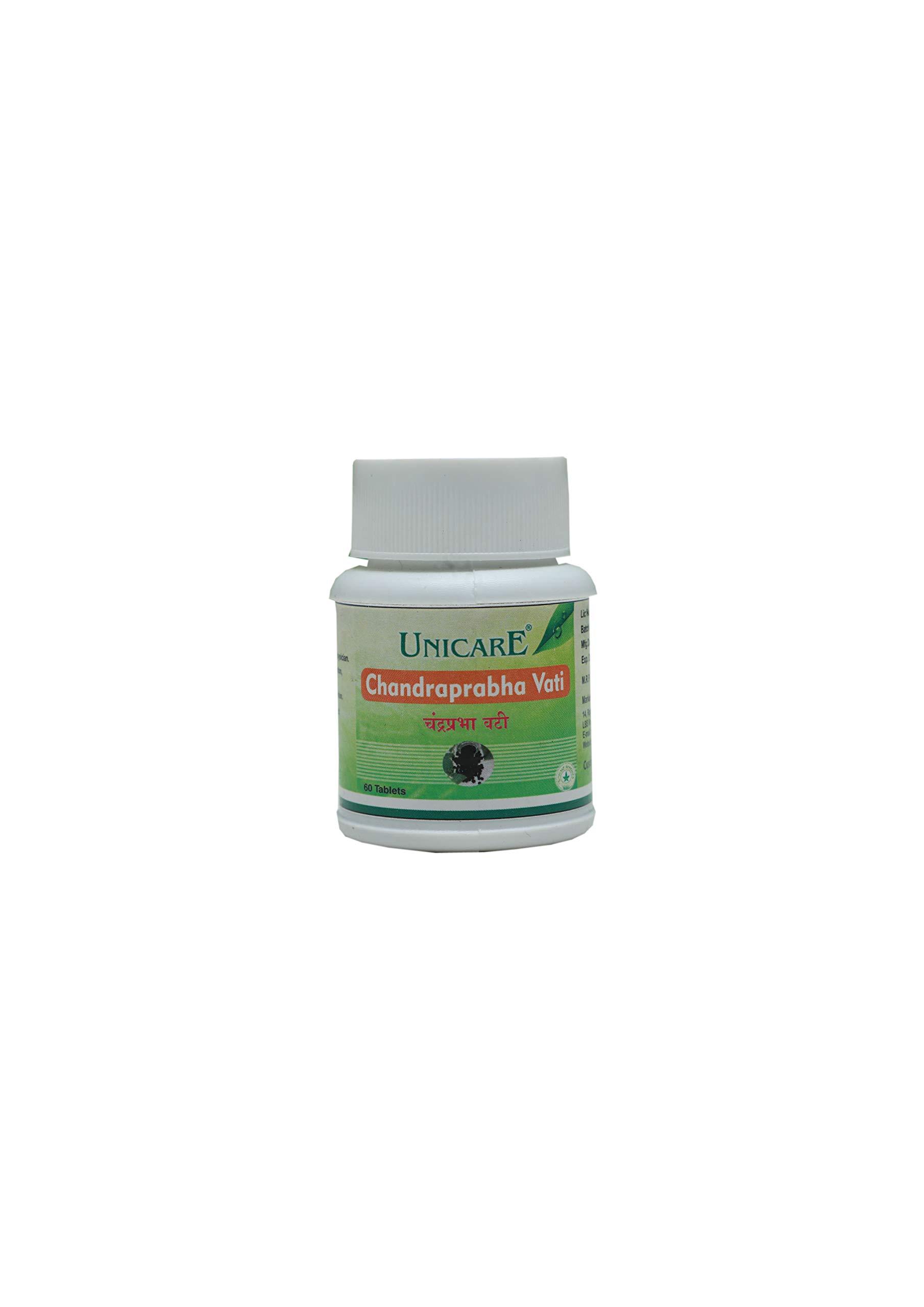 Unicare Remedies Unicare Remedies Chandraprabha Vati for Relive Intermittent Urination and Burning while Urination 60 Tablets