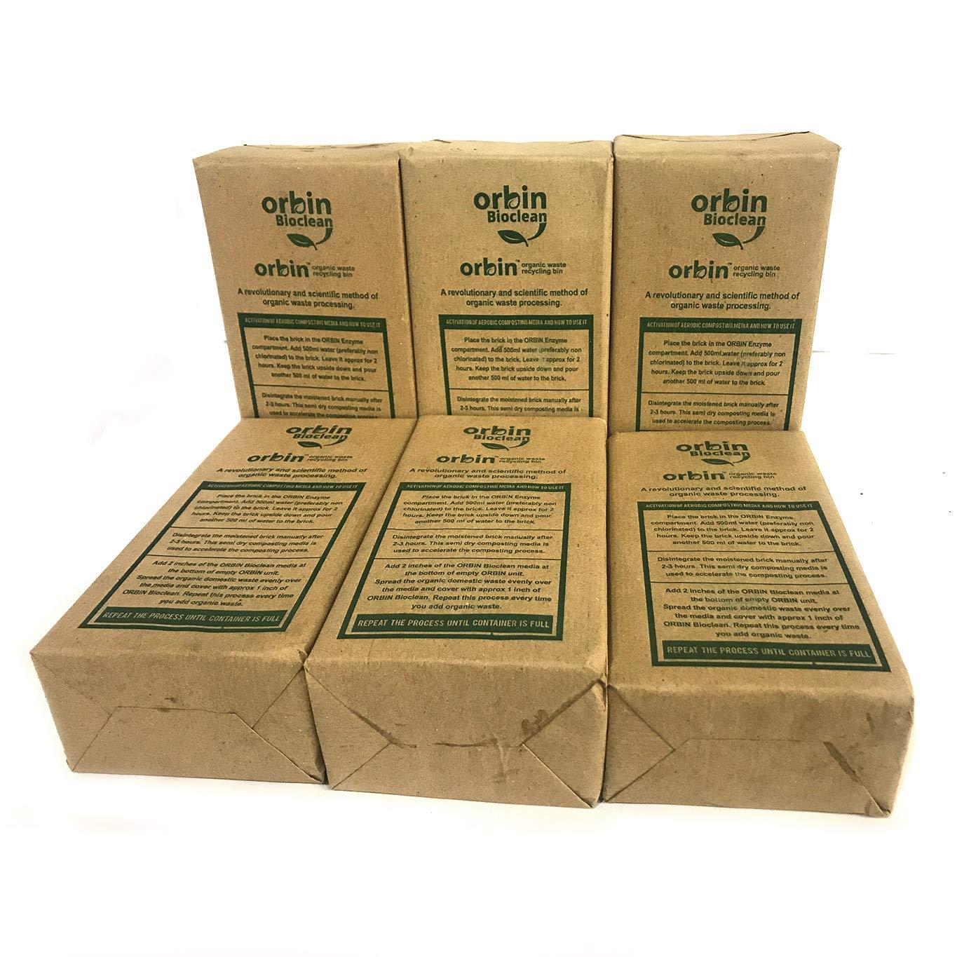 Orbin Orbin Composting Enzyme - Pack of 6 (each 900 Grams)