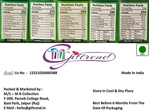 Giftrend Giftrend Makar Sankranti Gift Hamper I Dryfruits, Nuts, Deshi Ghee Revdi And Chocolates For Winter Festival Gifting I New Year I Christmas,800gm