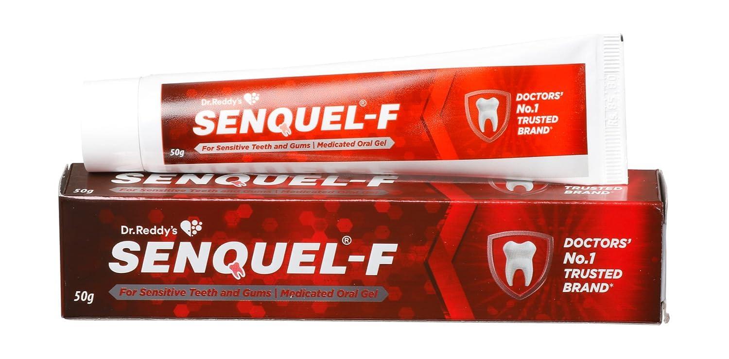 Third Party Sen-quel F Tooth Paste, 50g | For Sensitive Teeth & Gums | Pack of 1