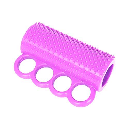 HEALLILY 1pc Silicone Grip Ring Hand- Muscle Developer Finger Grip Ball Strength Trainer Fitness Wrist Trainer