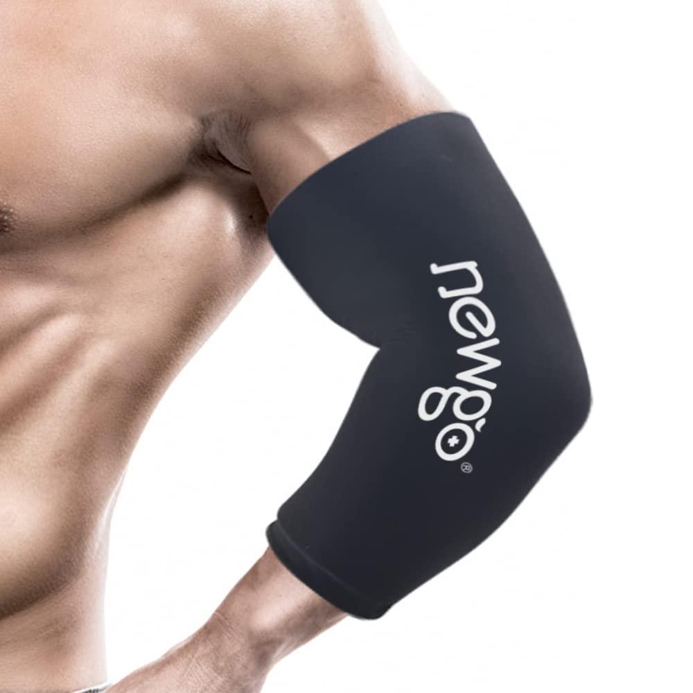 NEWGO NEWGO Elbow Ice Pack for Tendonitis, Elbow Ice Wrap Ice Sleeve Arm Flexible Ice Packs Cold Therapy Compression Ice Sleeve for Elbow, Knee, Calf Pain Relief, Inflammation, Injuries