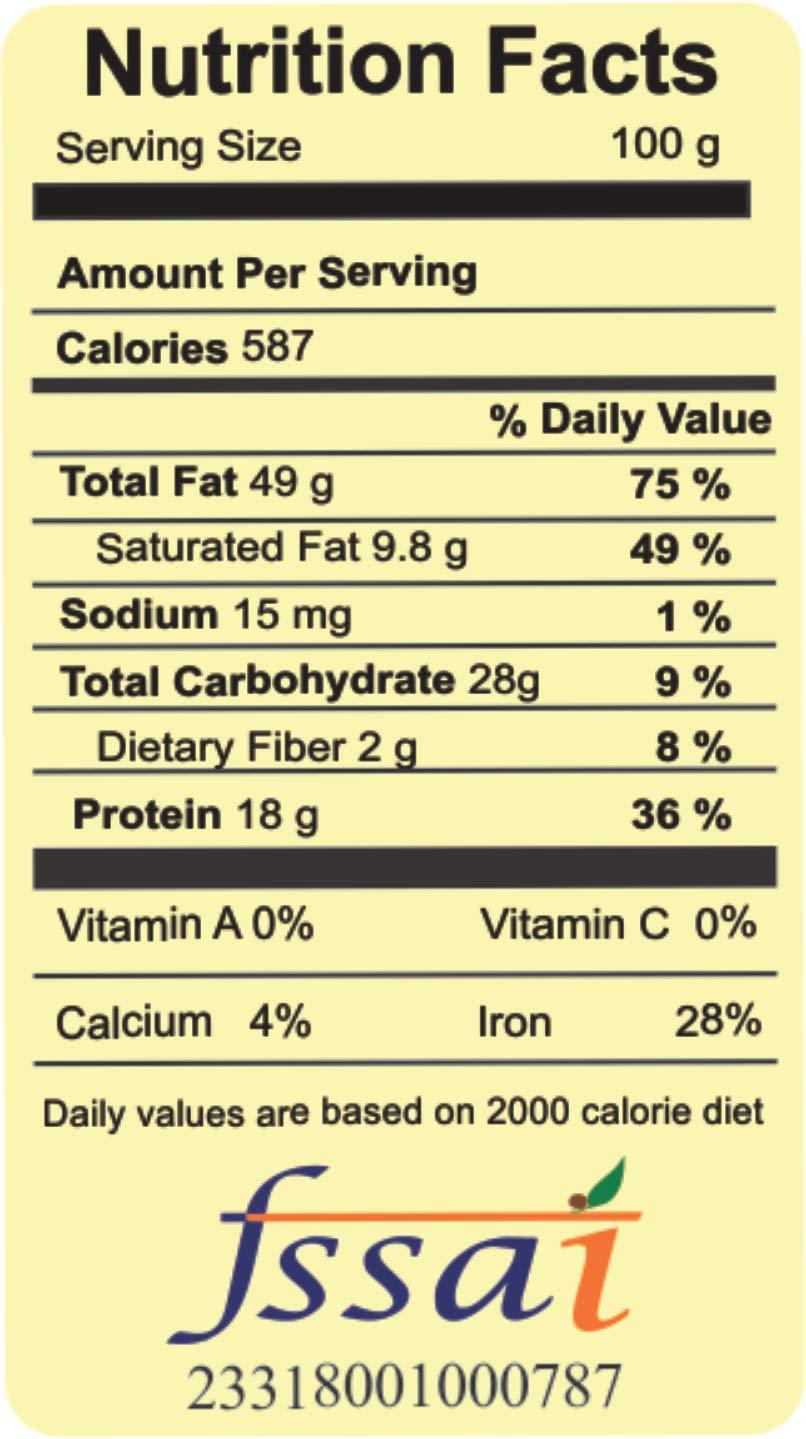 Indiana Indiana Cashew Nuts (Jumbo Size) - 500 gm