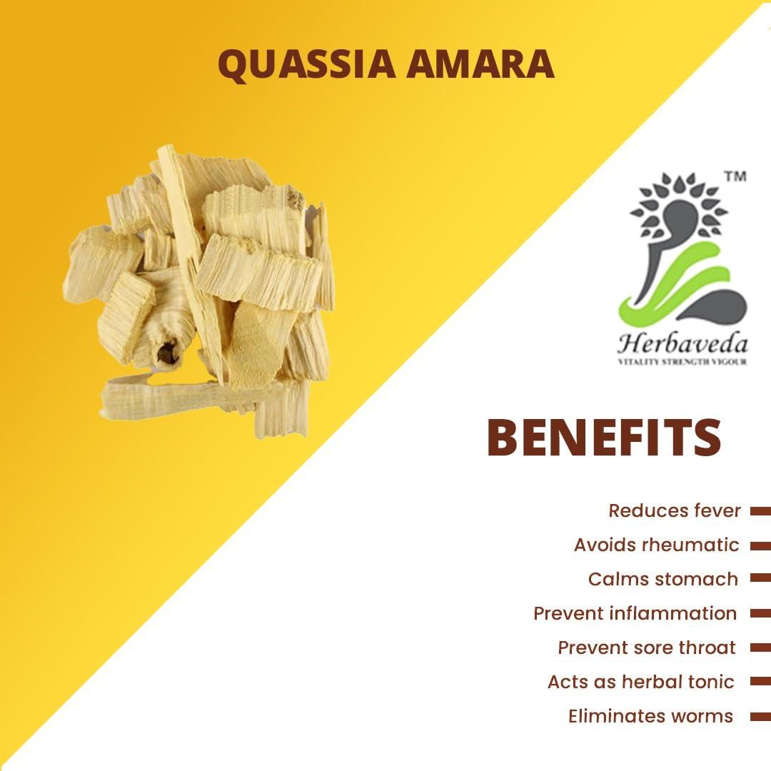 LEANBEING Herbaveda- Quassia Amara 100g | Helpful in managing blood sugar