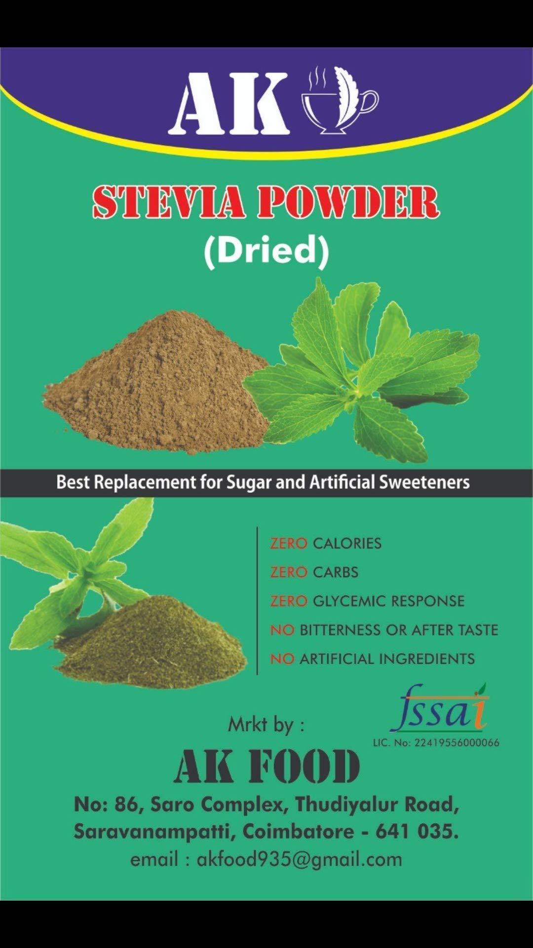 NEERAJ NEERAJ - Sugarfree Stevia Powder - Sweet Stevia Leaves - Natural Sweetner - Stevia Rebaudiana - Natural Sugar subsitute - 400 Gm