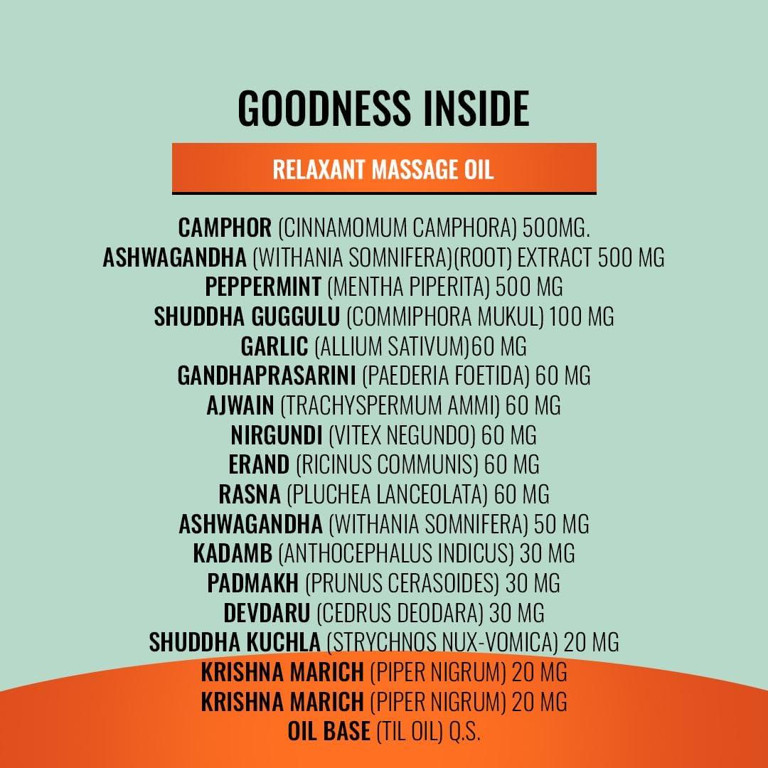 Morpheme Remedies Morpheme Remedies Arthcare Pain Relief Oil For Body, Back, Legs, Knee - (120 ml) - 6 Bottles