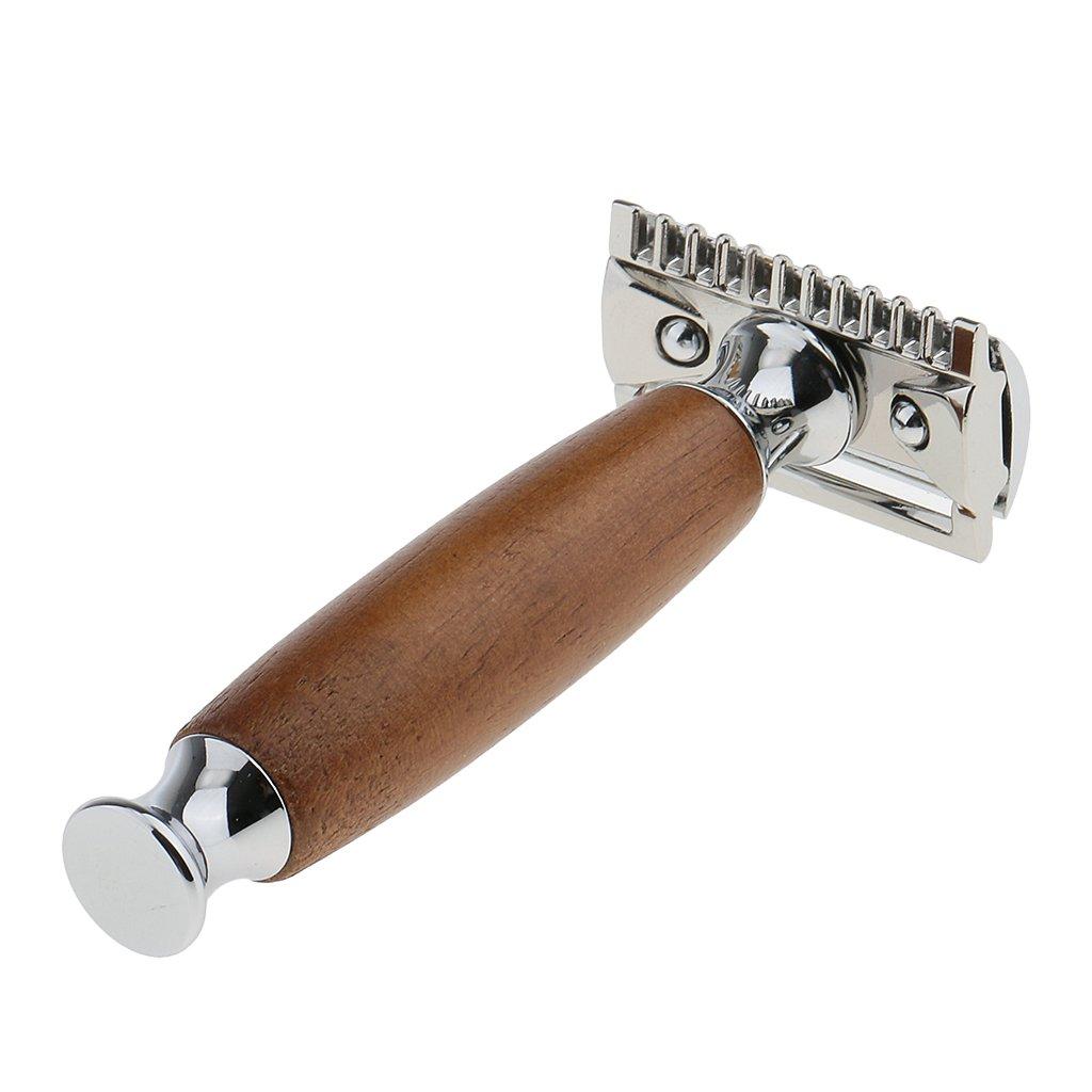 COMBR COMBR Men's Vintage Double Edge Safety Shaving Razor Alloy Classic Manual Shaver