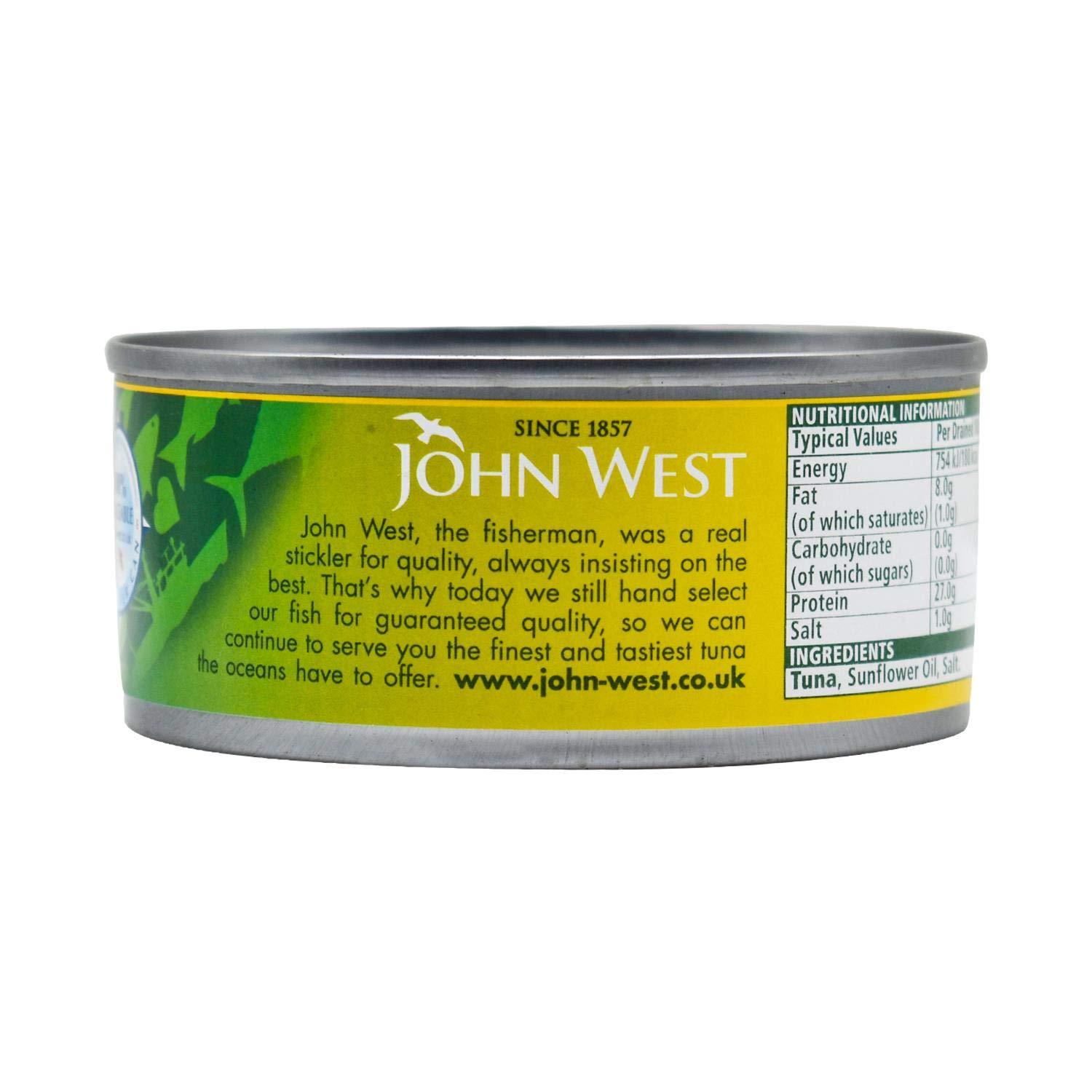 John West John West Tuna Chunks in Sunflower Oil - 145g