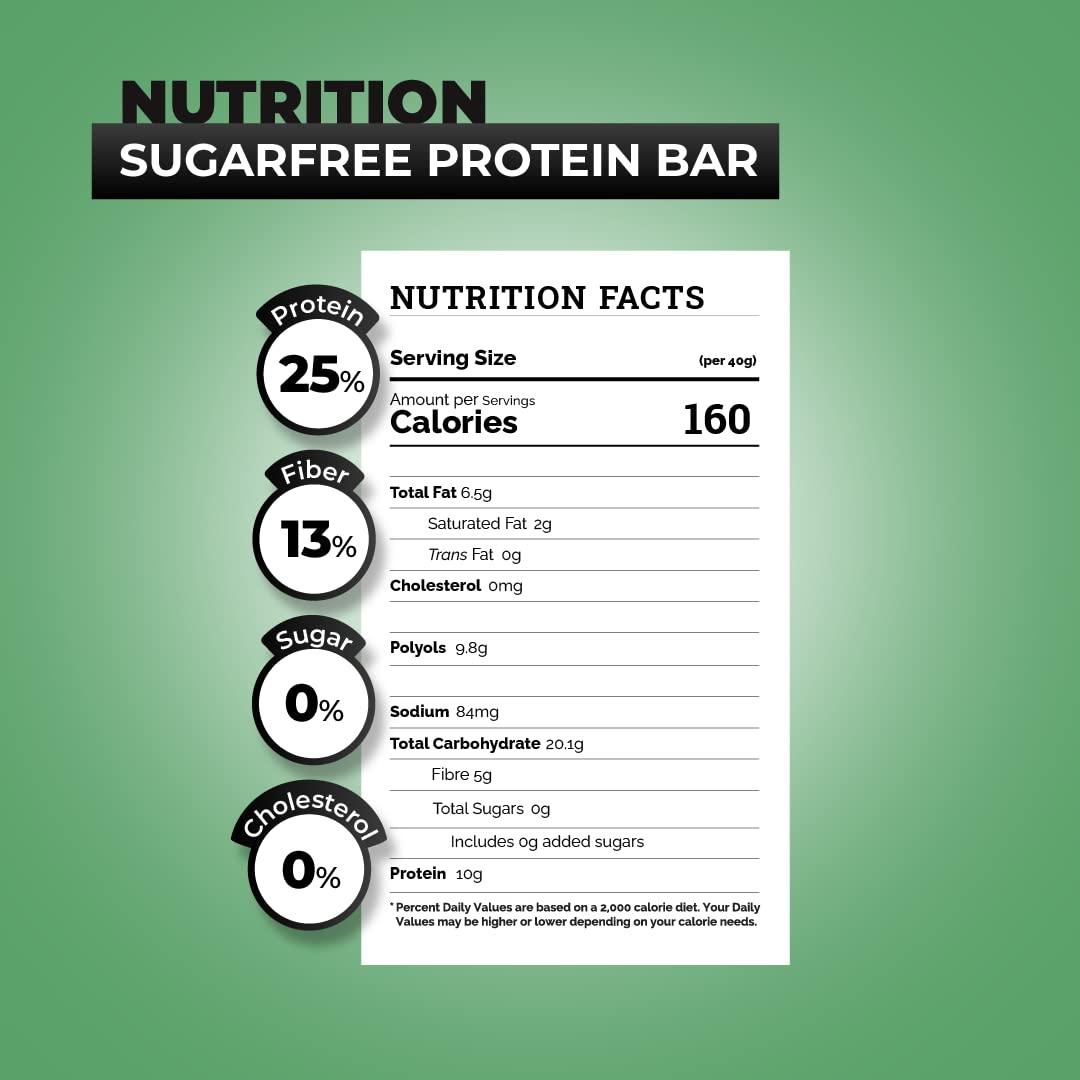 HYP HYP- Lean Sugar-Free Protein Bar Mint Chocolate (6x40g) | 10g Protein per Bar | High Fiber | Low Net Carb | Contains Whey Protein | Protein Snacks with No Soy Protein | Gluten Free Protein Bars