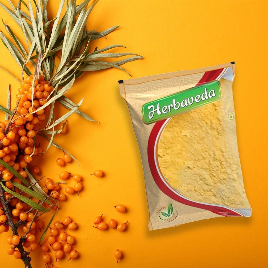 LEANBEING Herbaveda- Sea Buckhorn Berry Extract Powder 500g | Rich in Antioxidabts