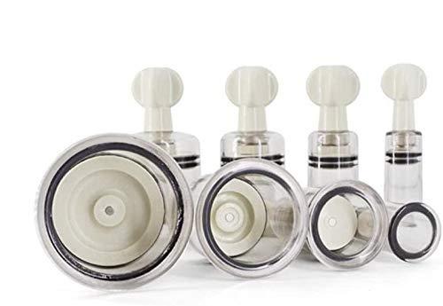 ACi ACi 6 Pcs Anti Cellulite Vacuum Cup Vacuum Rotary Cupping Rotating Cupping Set Magnet Massage Hand-Type Magnetic Therapy Cupping Device - Remove Toxins, Increase Circulation Massager