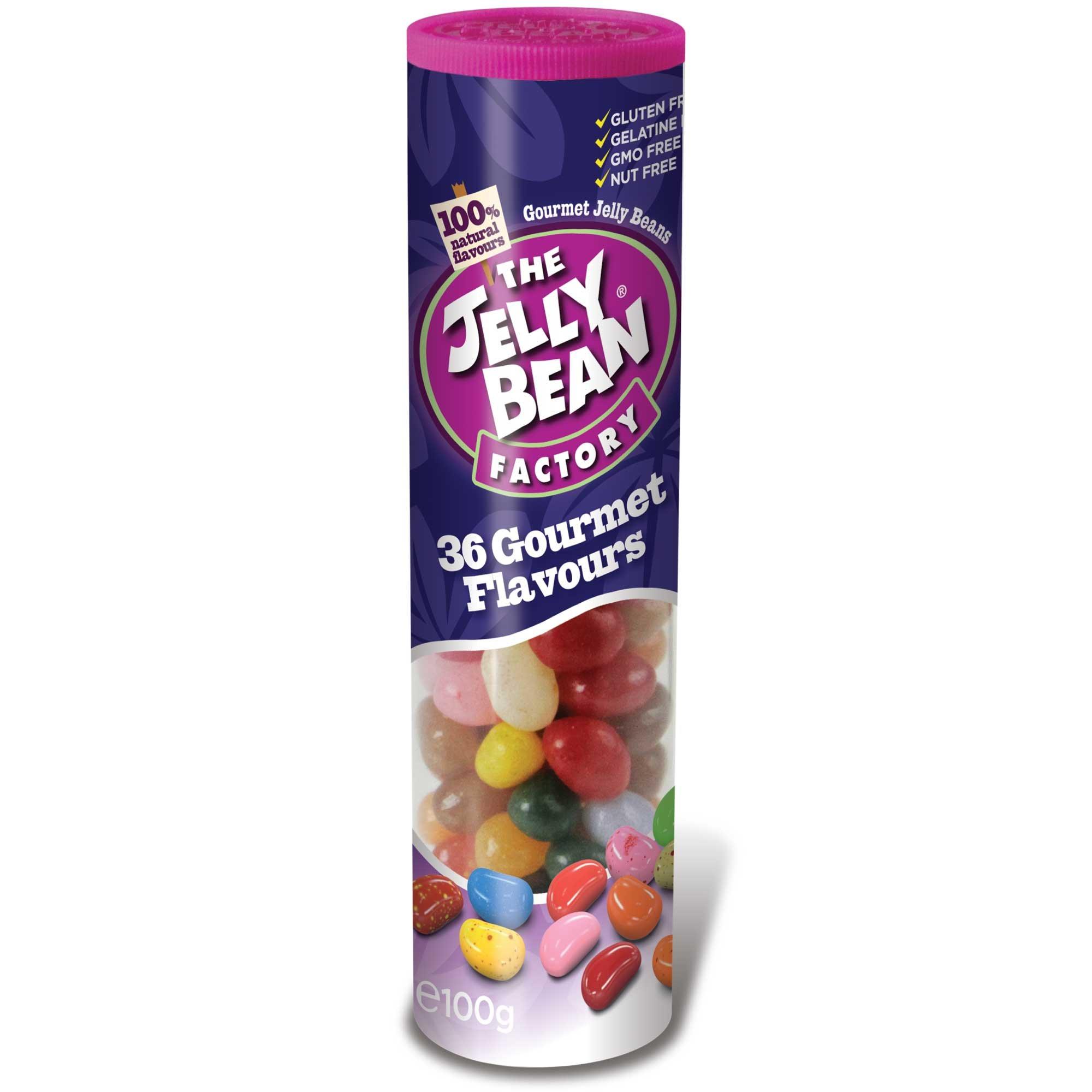The Jelly Bean Factory The Jelly Bean Factory 36 Gourmet Flavour Assorted Natural Fruit Flavours Jelly Candy  Ireland, 100% Veg, Gelatine Free- 90 gm