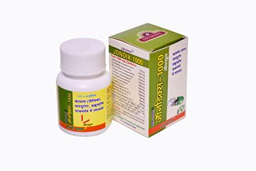 Om Swami Jondix-1000 Ayurvedic capsule for Jaundice & Digestion Constipation (30 capsules)
