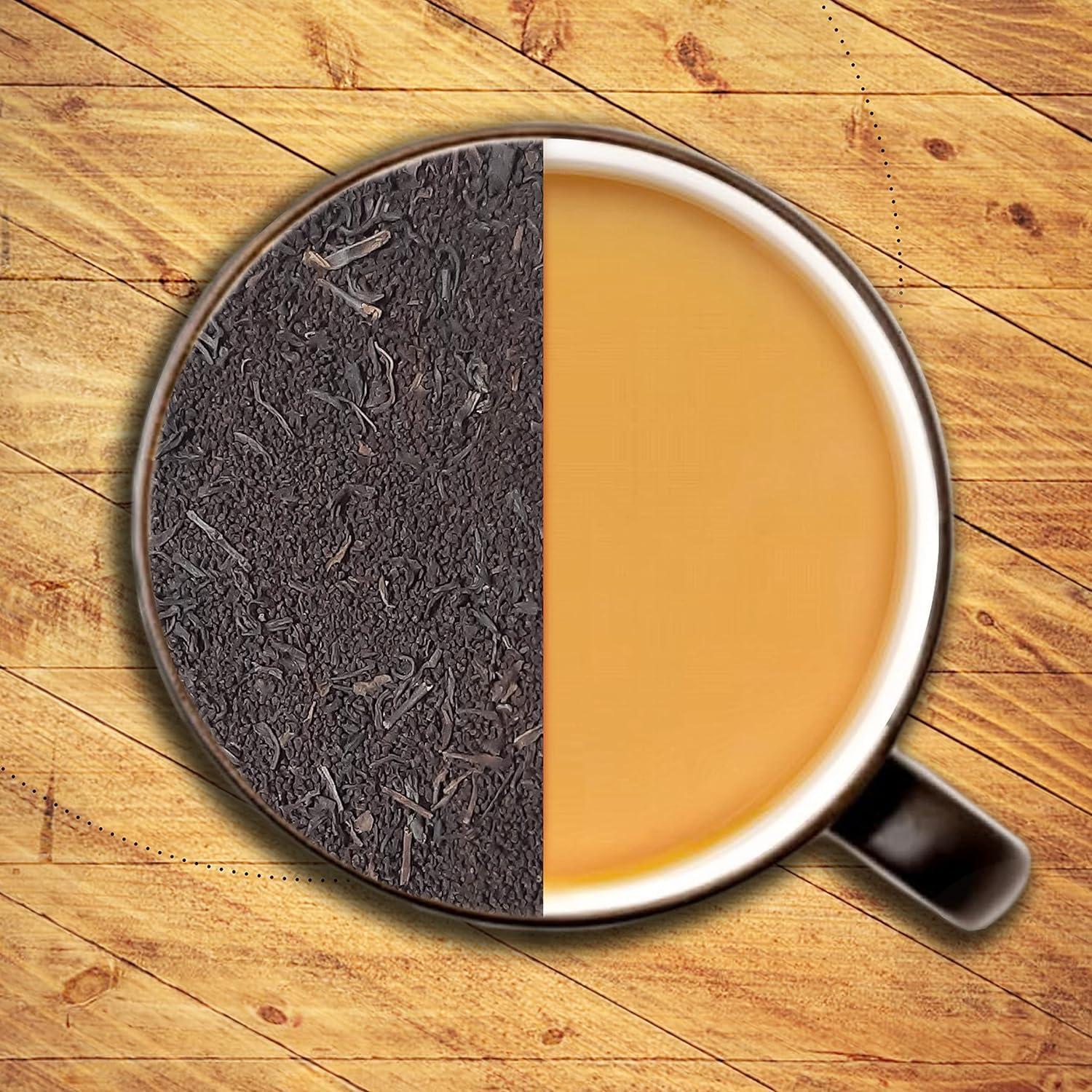 DABRI Dabri Royale Black Strong CTC Tea Chai Patti long Leaf 1kg | 100% Pure Premium kadak Chai Patti | Aromatic & Rich 1Kg Pouch