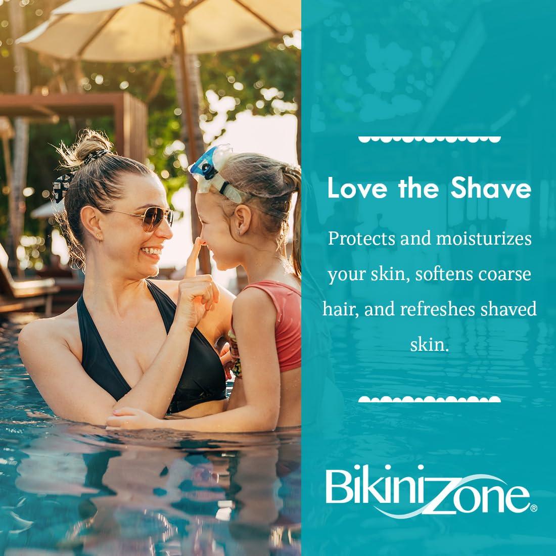 Bikini Zone Bikini Zone Anti-Bumps Shave Gel - Close Shave w/ No Bumps, Irritation, or Ingrown Hairs - Dermatologist Recommended - Clear Full Body Shaving Cream (5 oz)