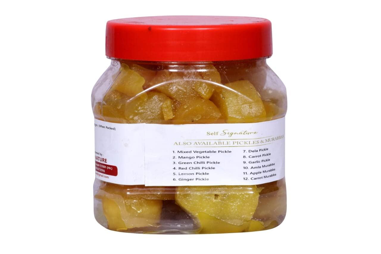 Self Signature Self Signature 100% Fresh & Natural Bamboo Murabba (Bans Murabba). Helps Increase Height Growth. Contains Soft Pieces of Bamboo Shoots 500gm