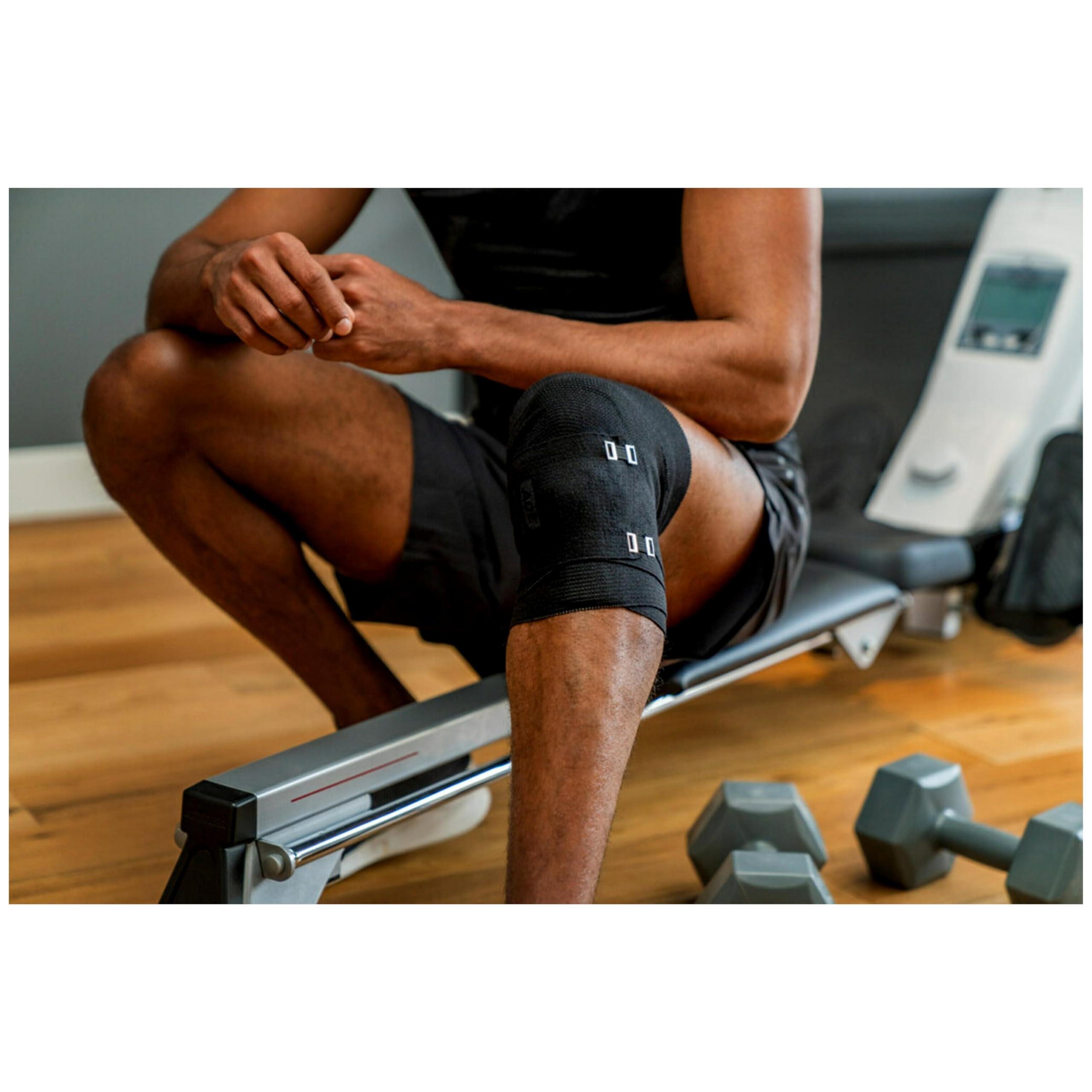 ACE ACE - 207333 3" Elastic Bandage Wrap with Clips, Black